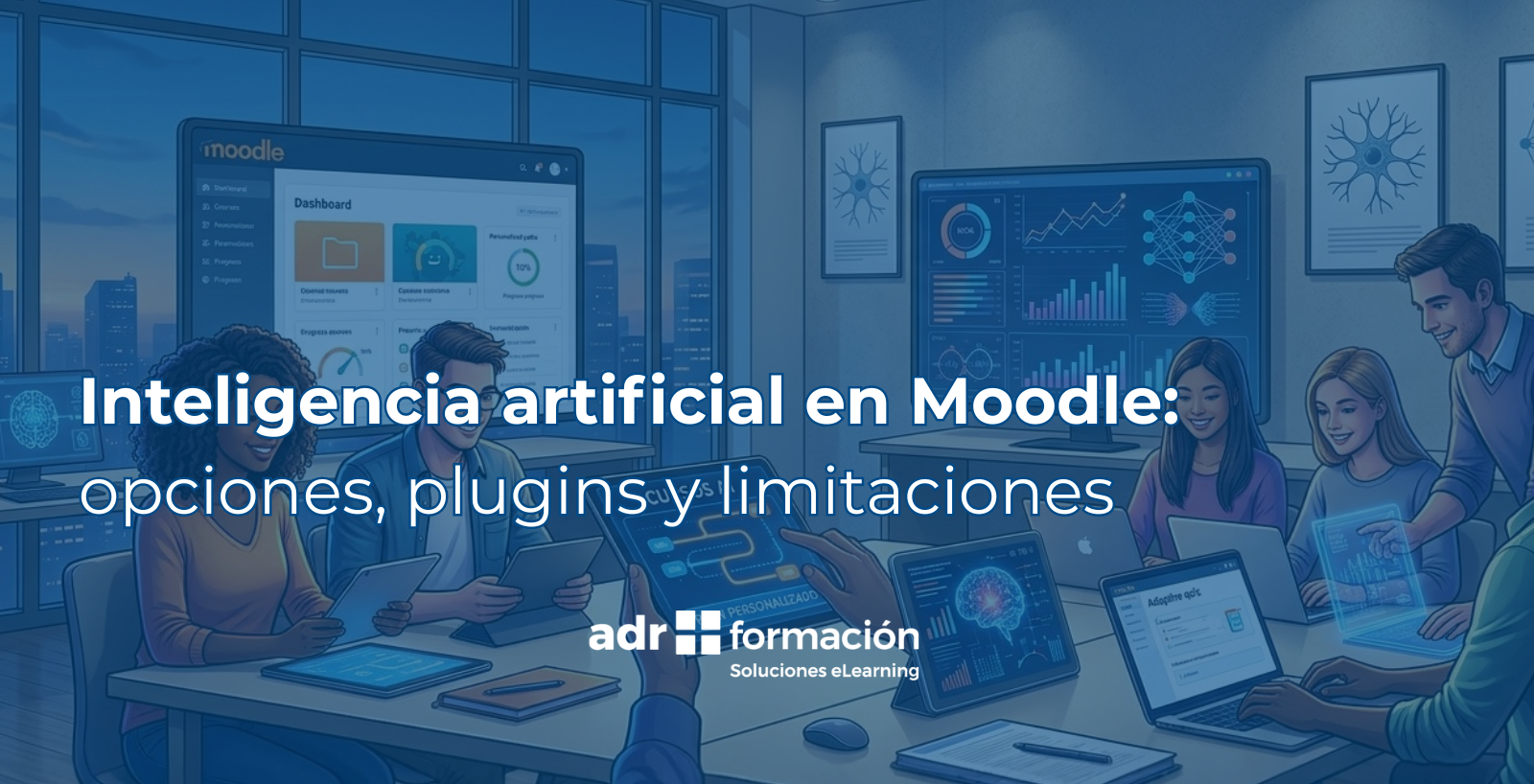 Inteligencia artificial en Moodle: opciones, plugins y limitaciones