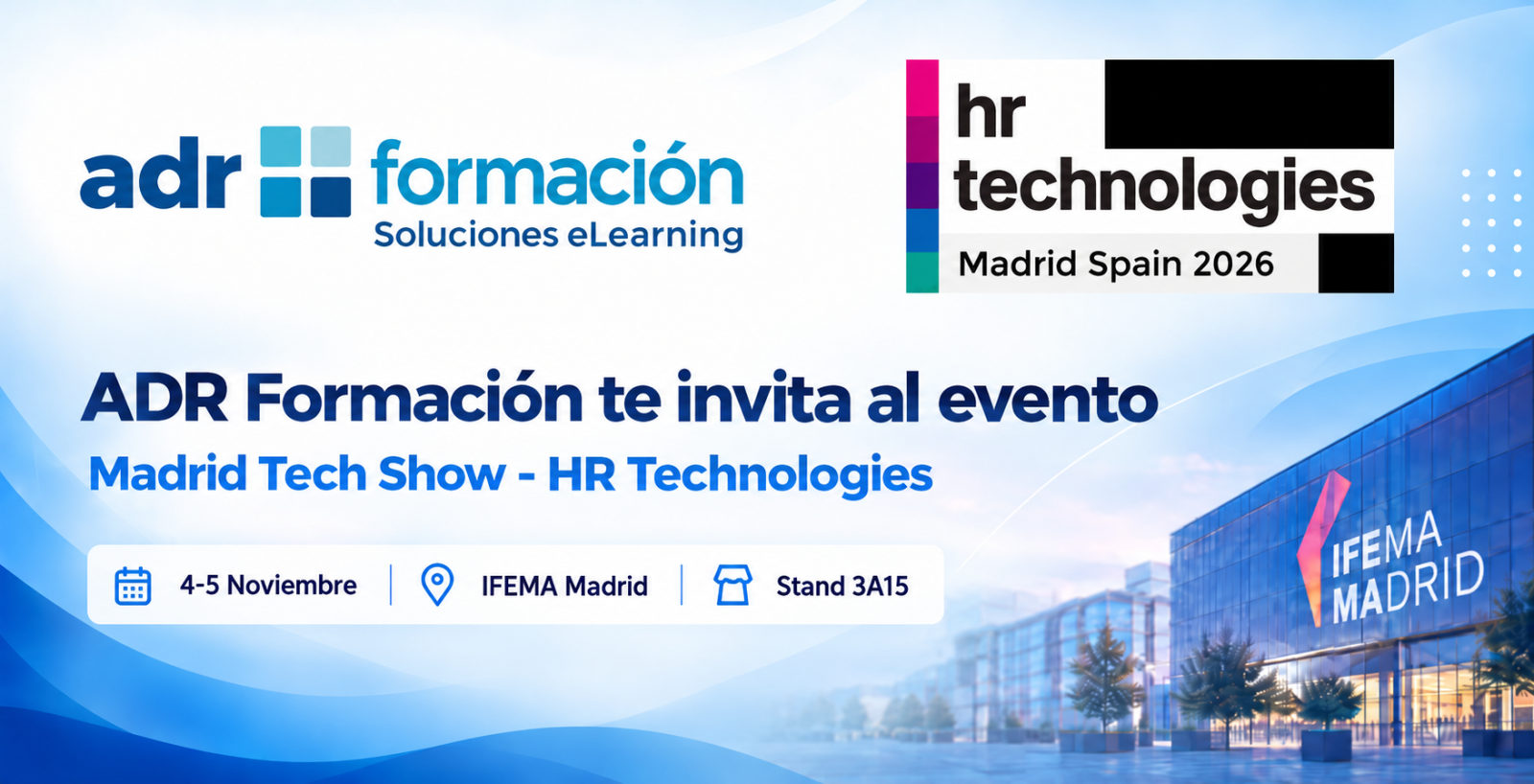 Imagen del artículo ADR Formación en Madrid Tech Show 2026