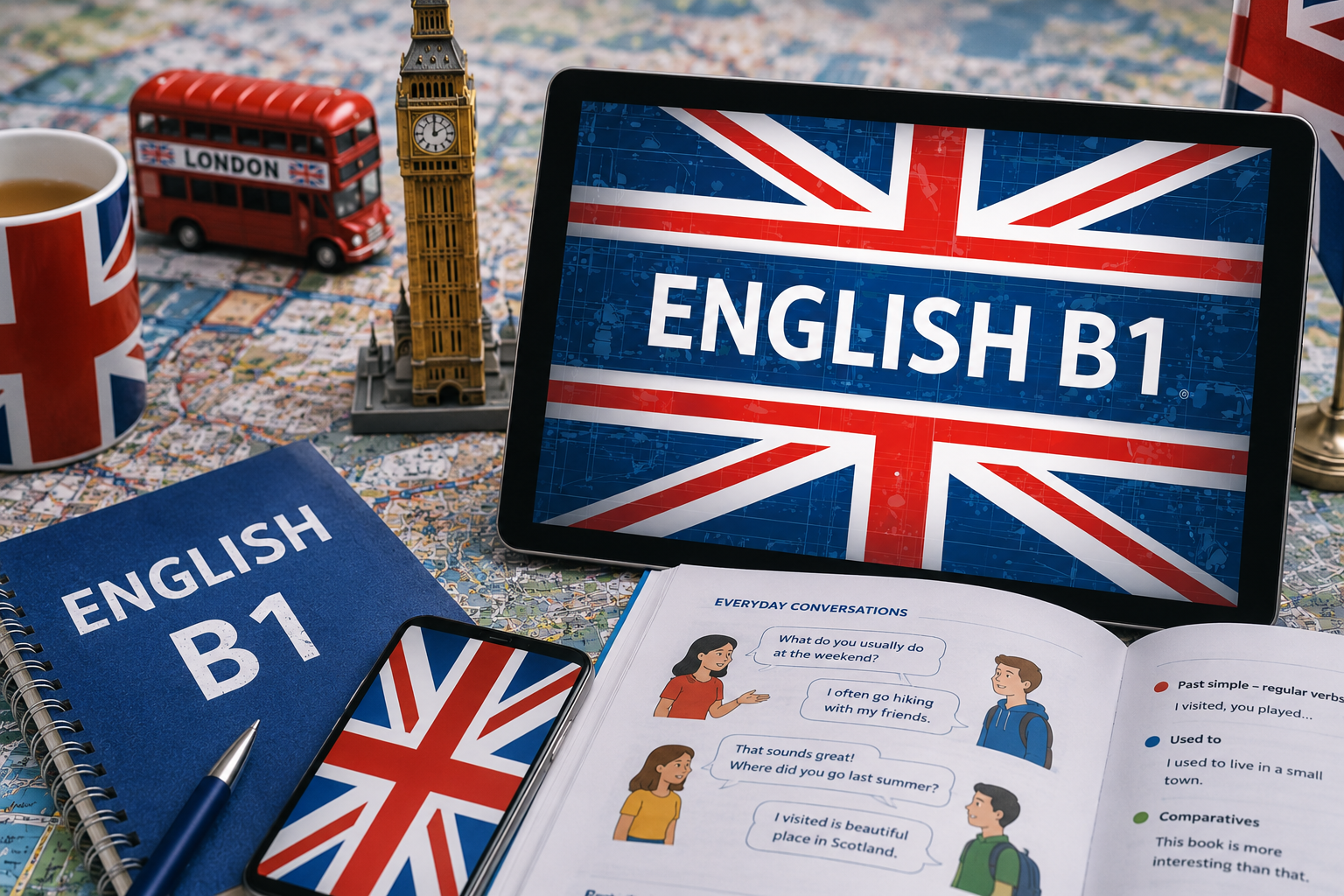 Curso de INGL&Eacute;S NIVEL B1