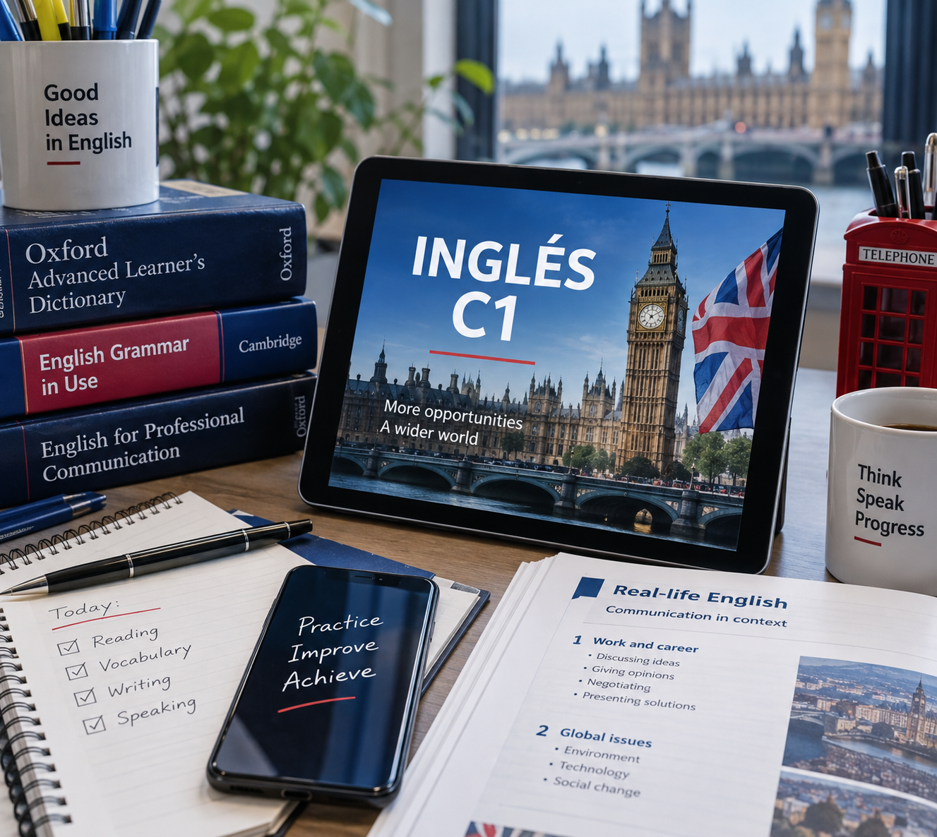 Curso de INGL&Eacute;S  NIVEL C1
