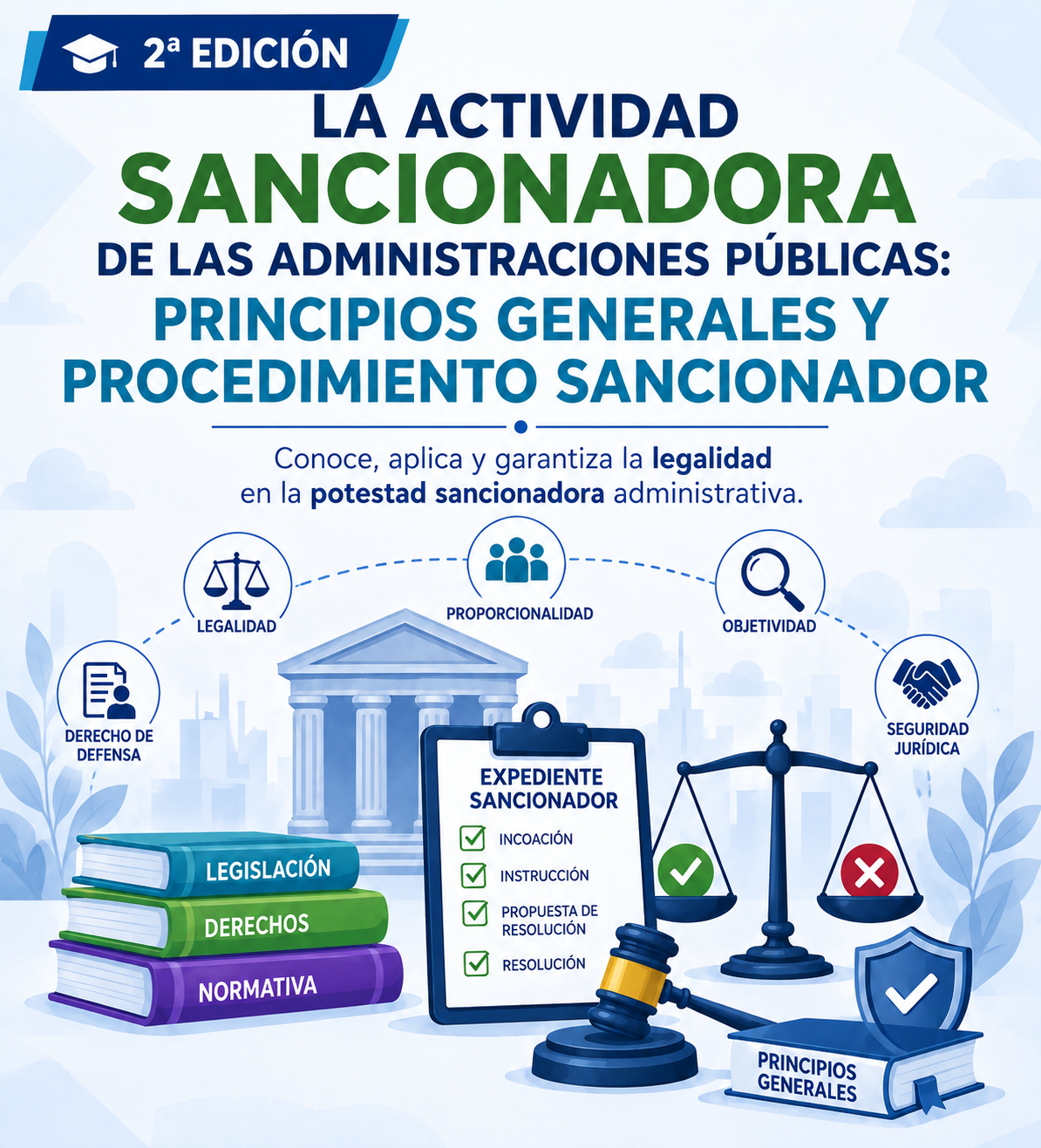Curso de LA ACTIVIDAD SANCIONADORA DE LAS ADMINISTRACIONES P&Uacute;BLICAS: PRINCIPIOS GENERALES Y PROCEDIMIENTO SANCIONADOR. - 2&ordf; edici&oacute;n