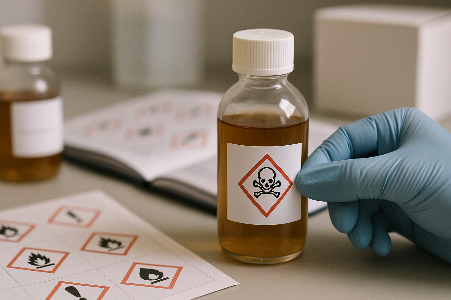 CLP: clasificación, etiquetado y envasado de sustancias químicas