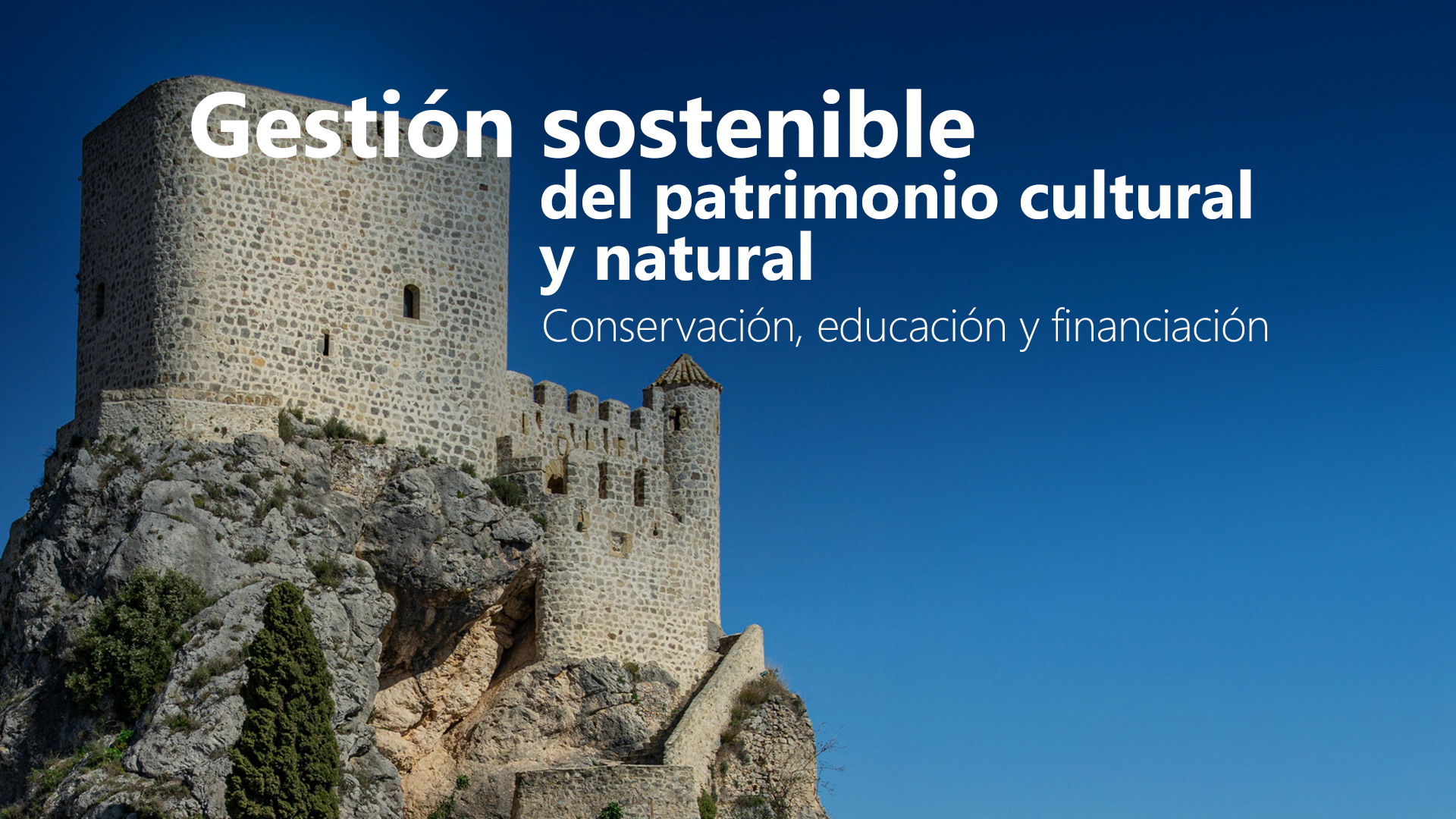 Curso de Gestión sostenible del patrimonio