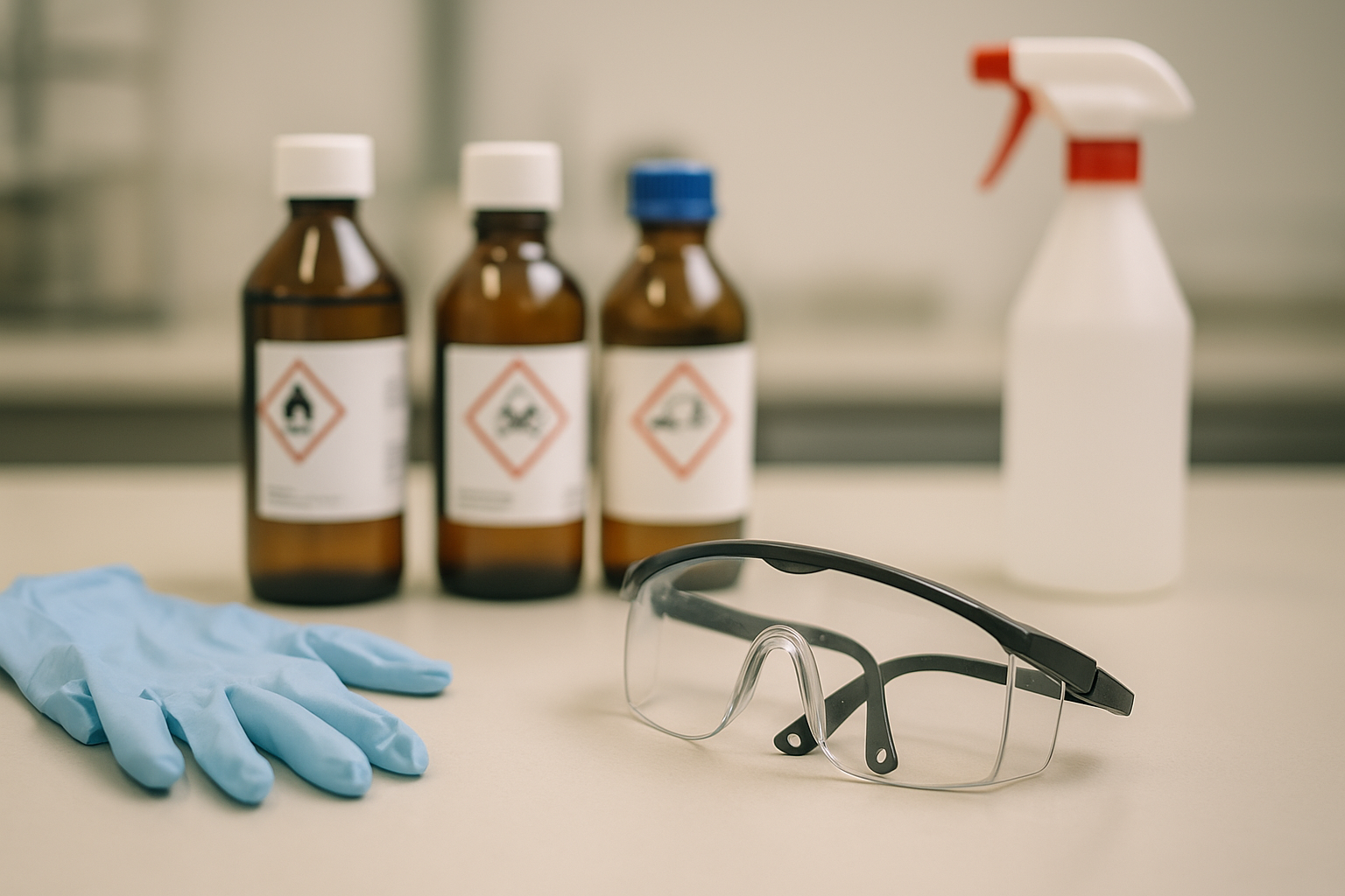 Manejo seguro de productos químicos para la prevención de riesgos laborales